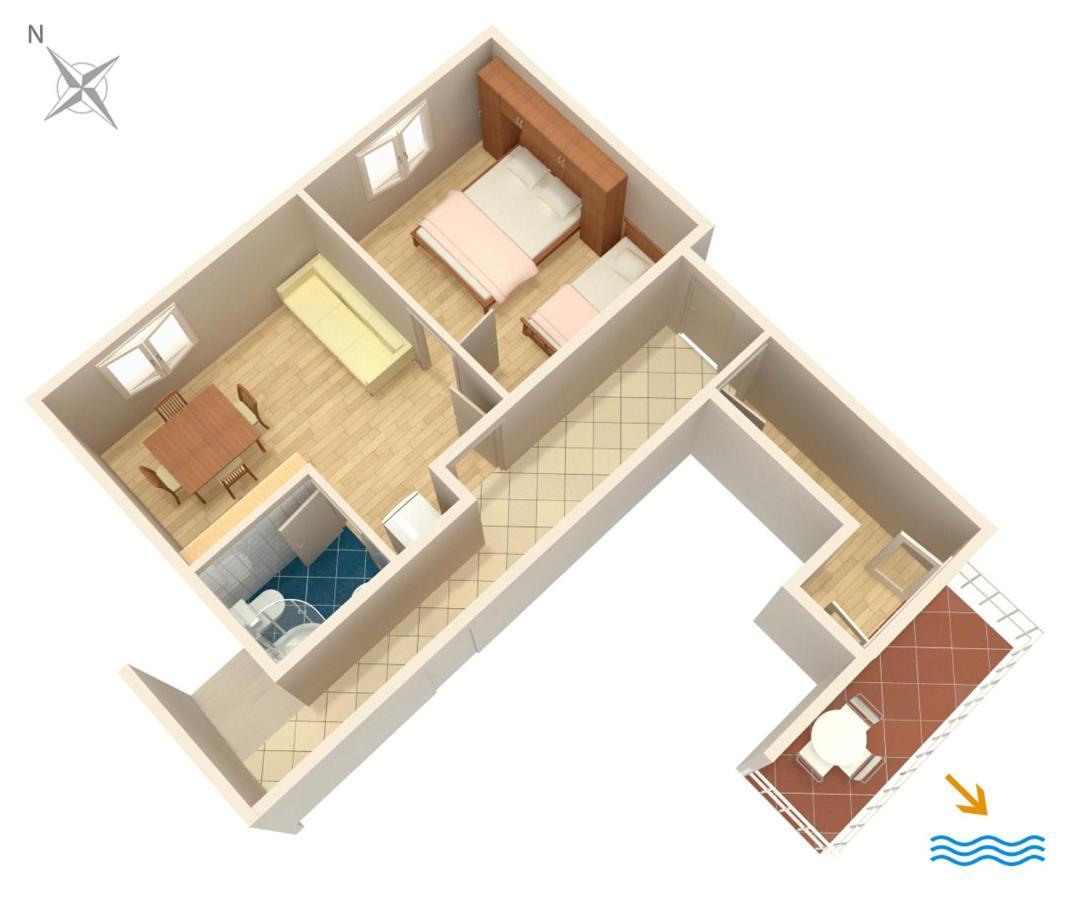 Apartments By The Sea Duce, Omis - 2731 Dugi Rat Luaran gambar